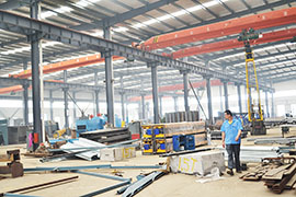 華旭機(jī)械車間一角